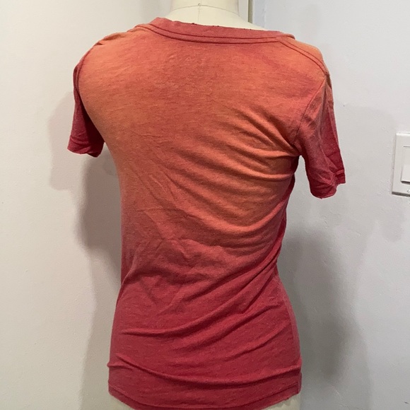 DISTRESSED COKE VNECK T-SHIRT - Picture 3 of 7